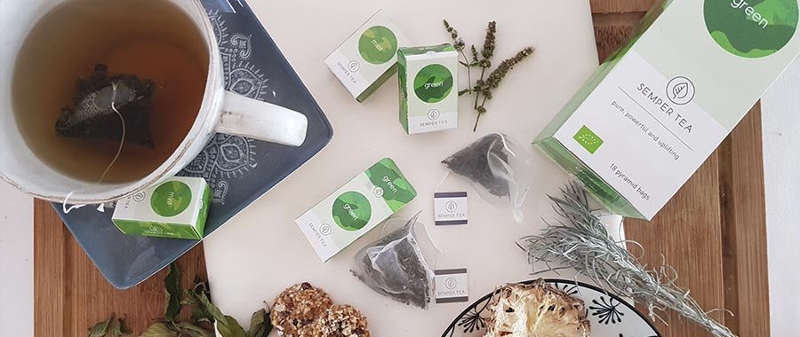 Tés ecologicos para tiendas gourmet Tés verdes ecologicos Semper Tea para tiendas gourmet