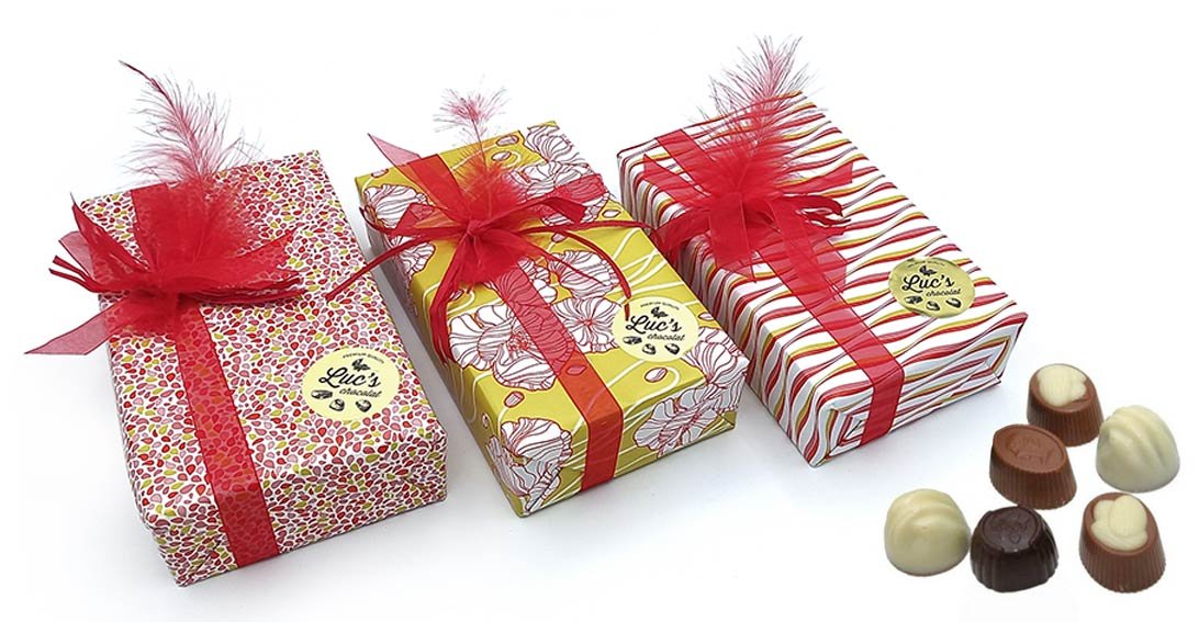 cajas de bombones pequeñas para regalar gourmet leon