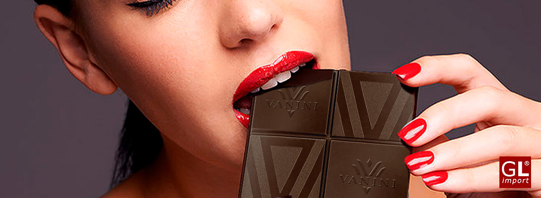 expositor chocolate 100% cacao puro tabletas vanini