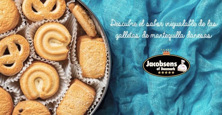 galletas de mantequilla danesas Jacobsens