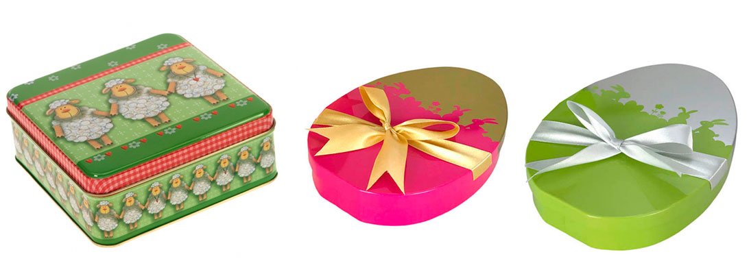 latas de chocolates para pascua