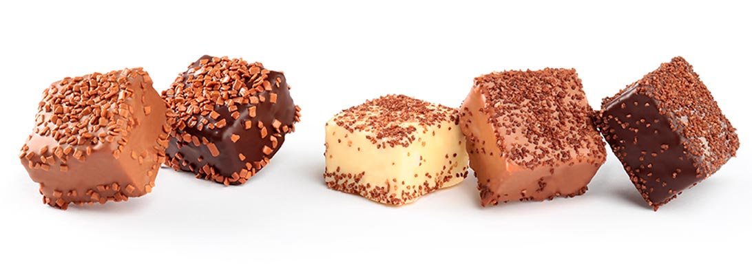marshmallow con chocolate - nubes con chocolate