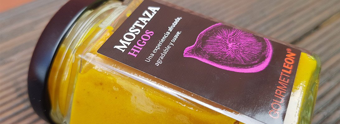 mostaza de higos gourmet leon