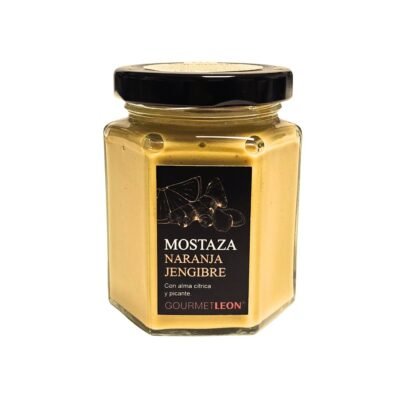 Mostaza gourmet con naranja y jengibre | Gourmet León