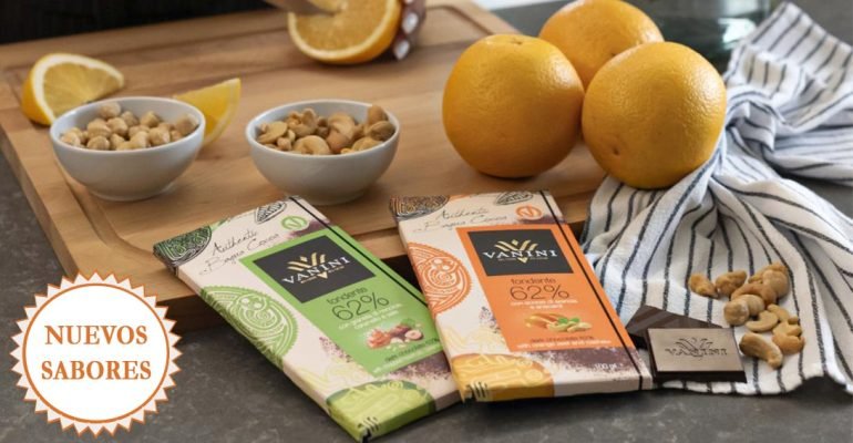 nuevas tabletas de chocolate negro vanini gourmet leon