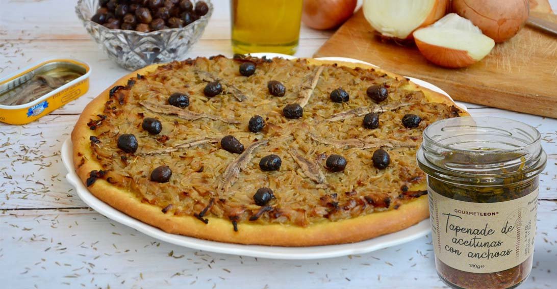 pate de aceitunas negras y anchoas gourmet leon