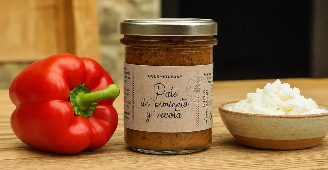 Paté de pimientos asados y queso ricota gourmet leon