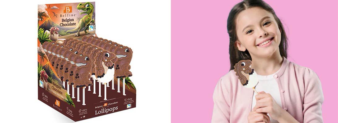 piruletas de dinosaurios para ninos