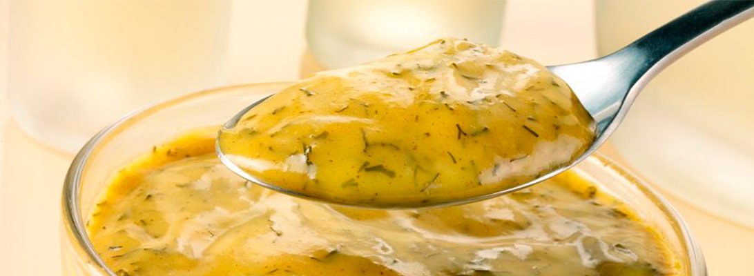 salsa de mostaza y eneldo