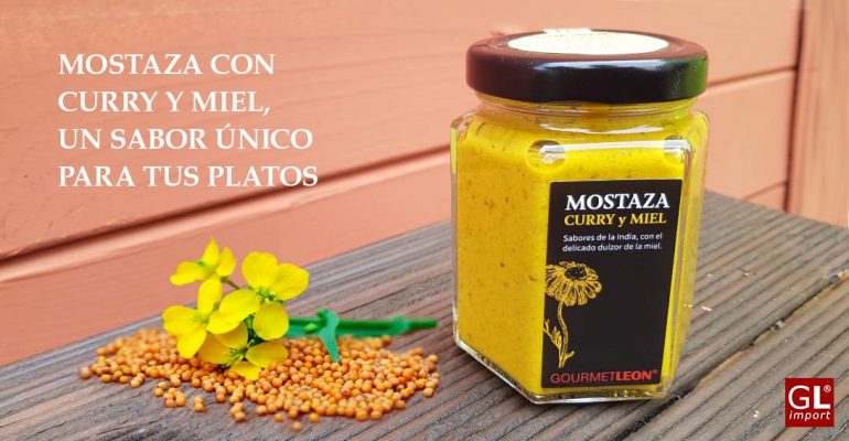 mostaza con curry y miel gourmet leon