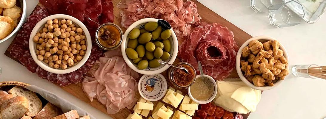 Tabla gourmet con pates vegetales