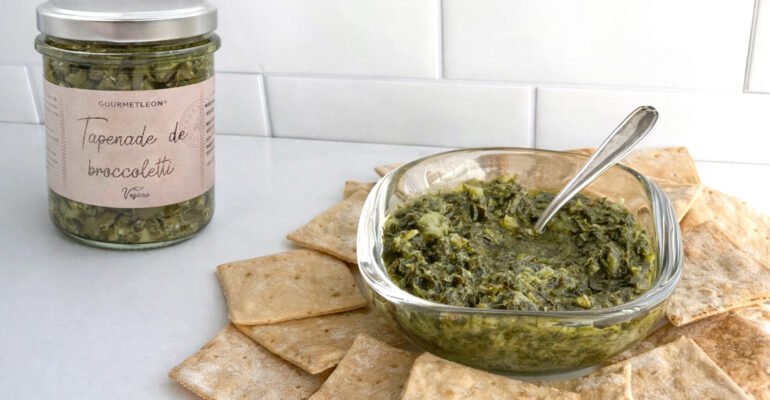 tapenade vegano de broccoleti gourmet leon