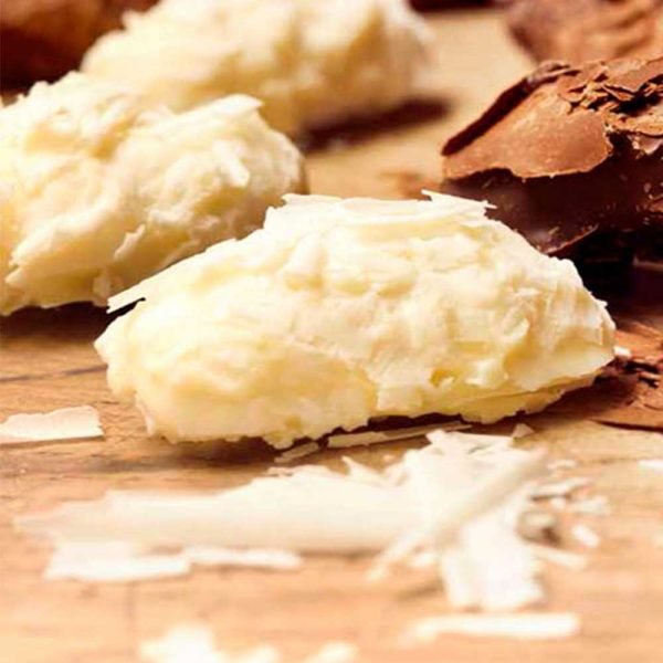 trufas de chocolate blanco para confiteria gourmet leon