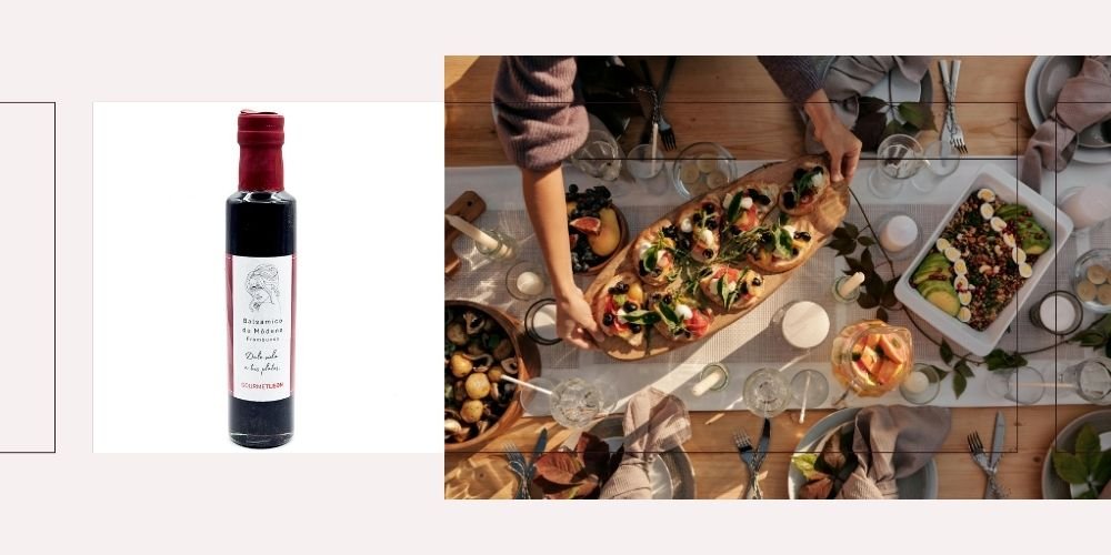 vinagre balsamico con frambuesa toque gourmet